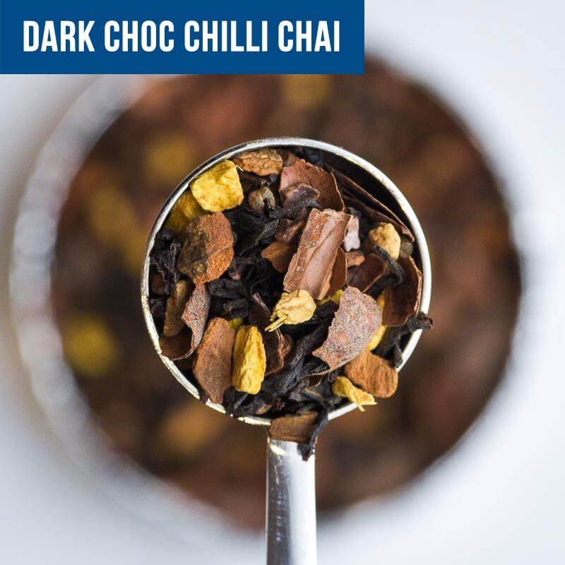 dark choc chilli chai tea