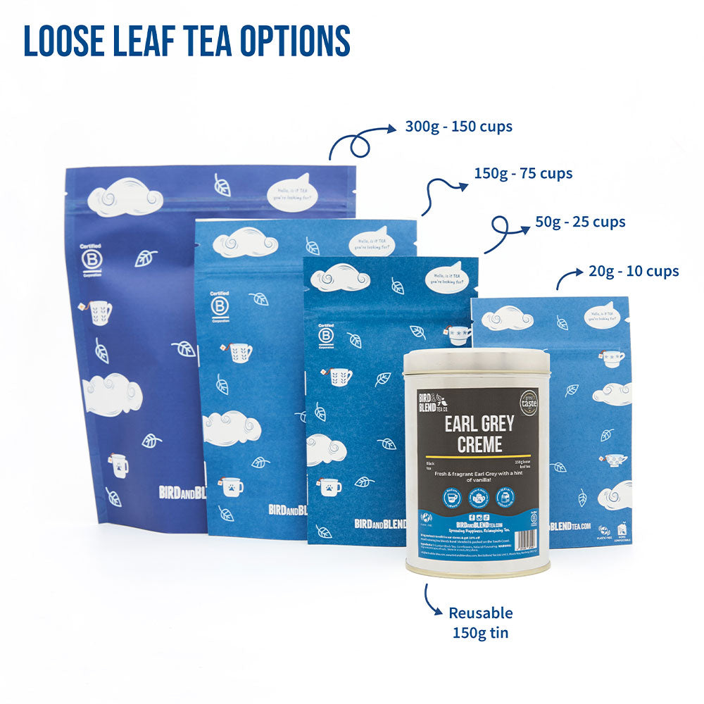 earl grey creme loose leaf tea options