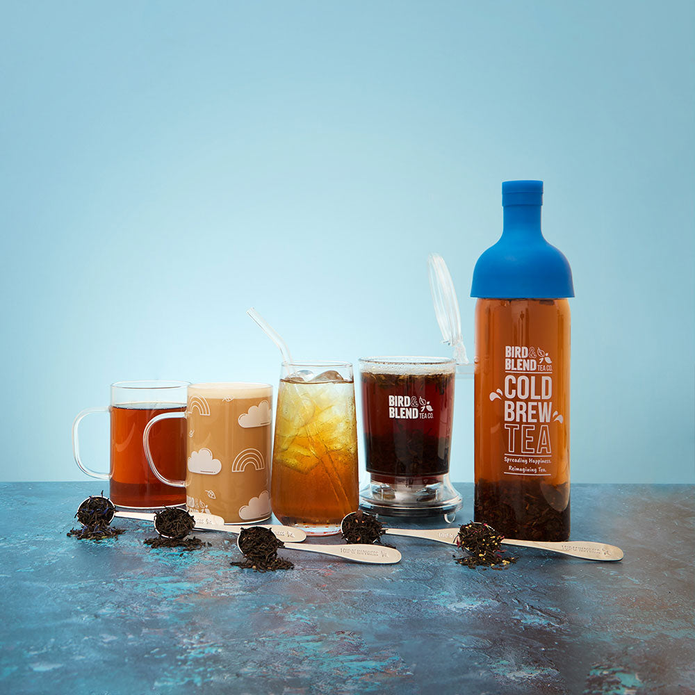 earl grey tea selection hot and cold brew variety