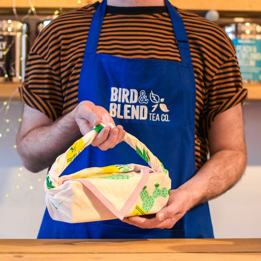 furoshiki eco wrap tea towel 