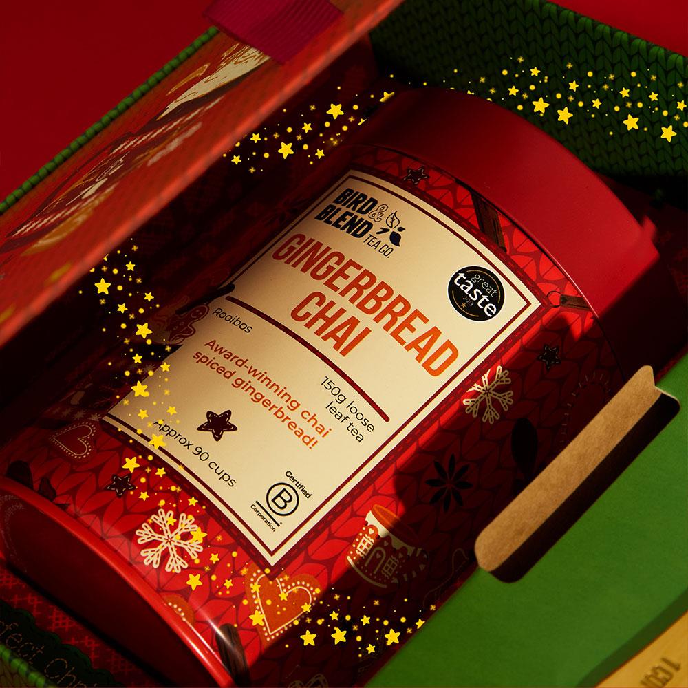  gingerbread chai custom tin 