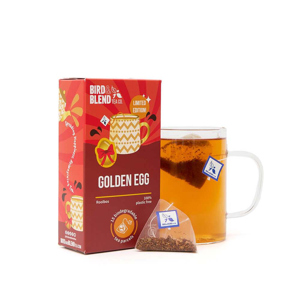 golden egg gift tea bags