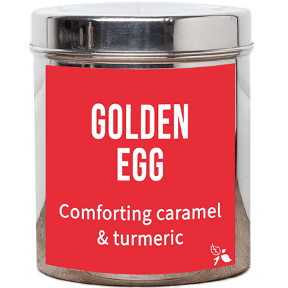 golden egg tea tin
