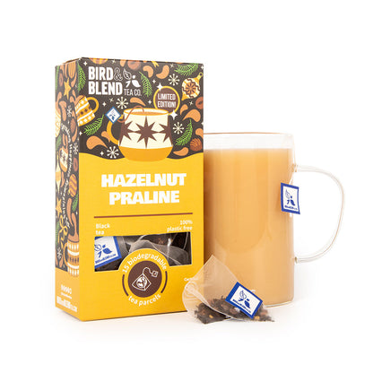  hazelnut praline tea 150g gift tea bag and hot tea