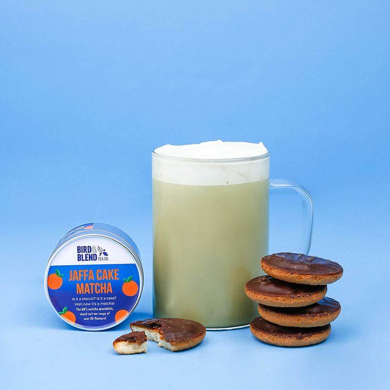 jaffa cake green tea matcha