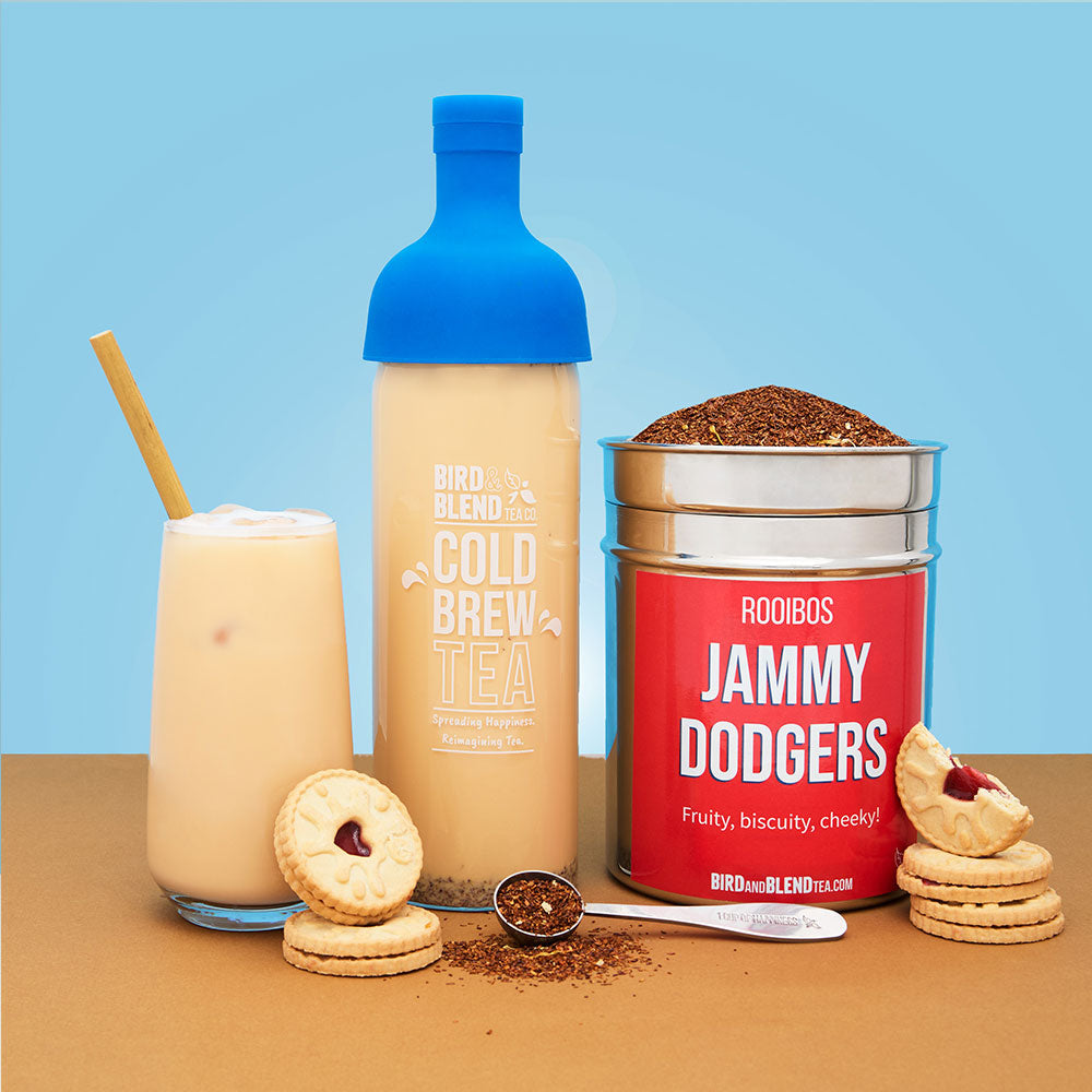 Jammy Dodgers Iced Tea Latte | Bird & Blend Tea Co.