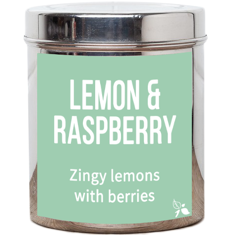 lemon and raspberry green tea