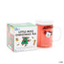 little miss christmas cube wth hot tea