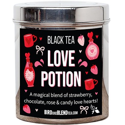 love potion loose leaf tea tin