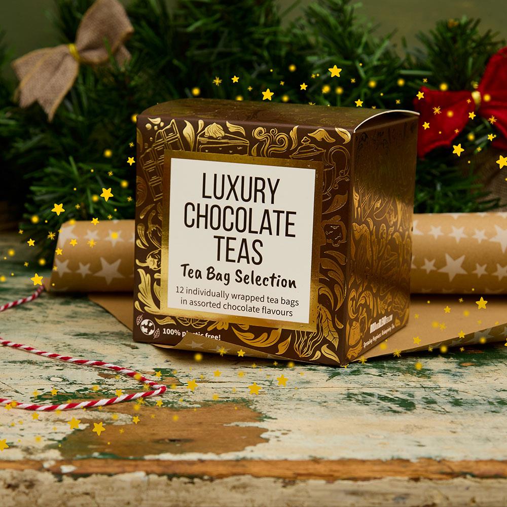 luxury chocolate cube christmas gifting