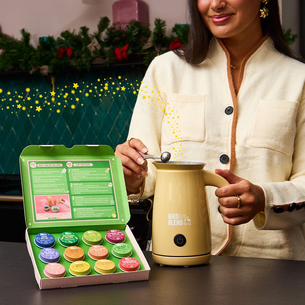 magic whisk matcha latte tasting pack christmas gifting