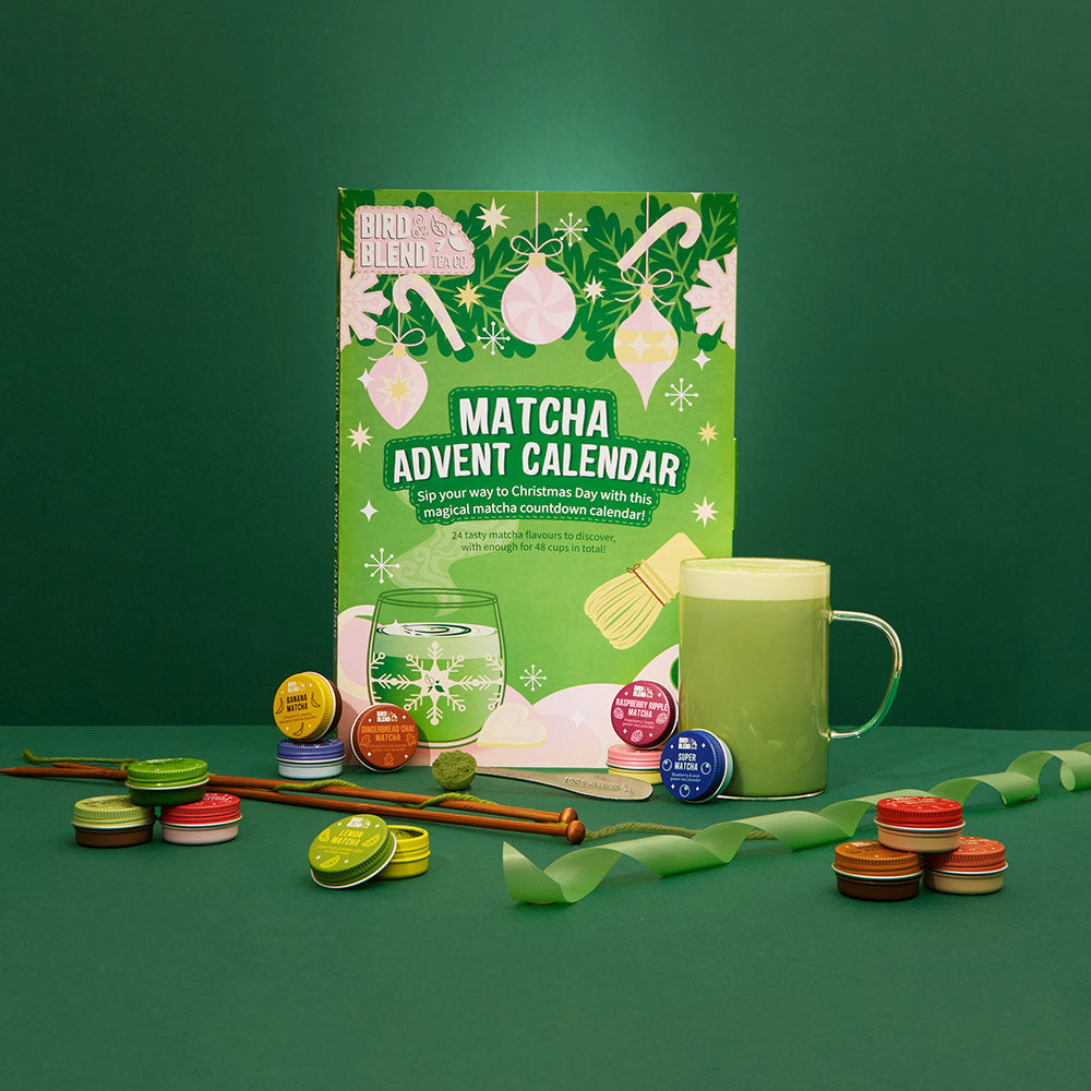 matcha advent calendar selection hot matcha
