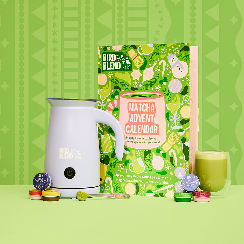 Matcha Advent Calendar Soft Lilac Matcha Latte Magic Whisk