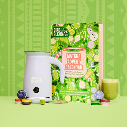 Matcha Advent Calendar Soft Lilac Matcha Latte Magic Whisk
