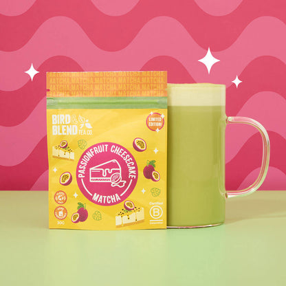 passionfruit cheesecake matcha latte tea