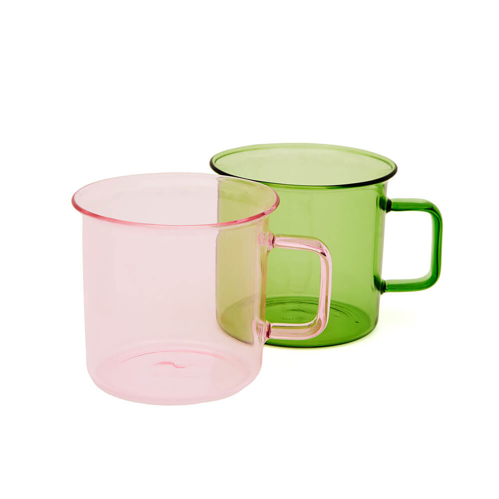 Perfect Pink & Green Matcha Mugs | Bird & Blend Tea Co.