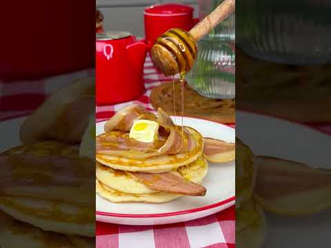Vegan  Maple Bacon Pancakes Tea