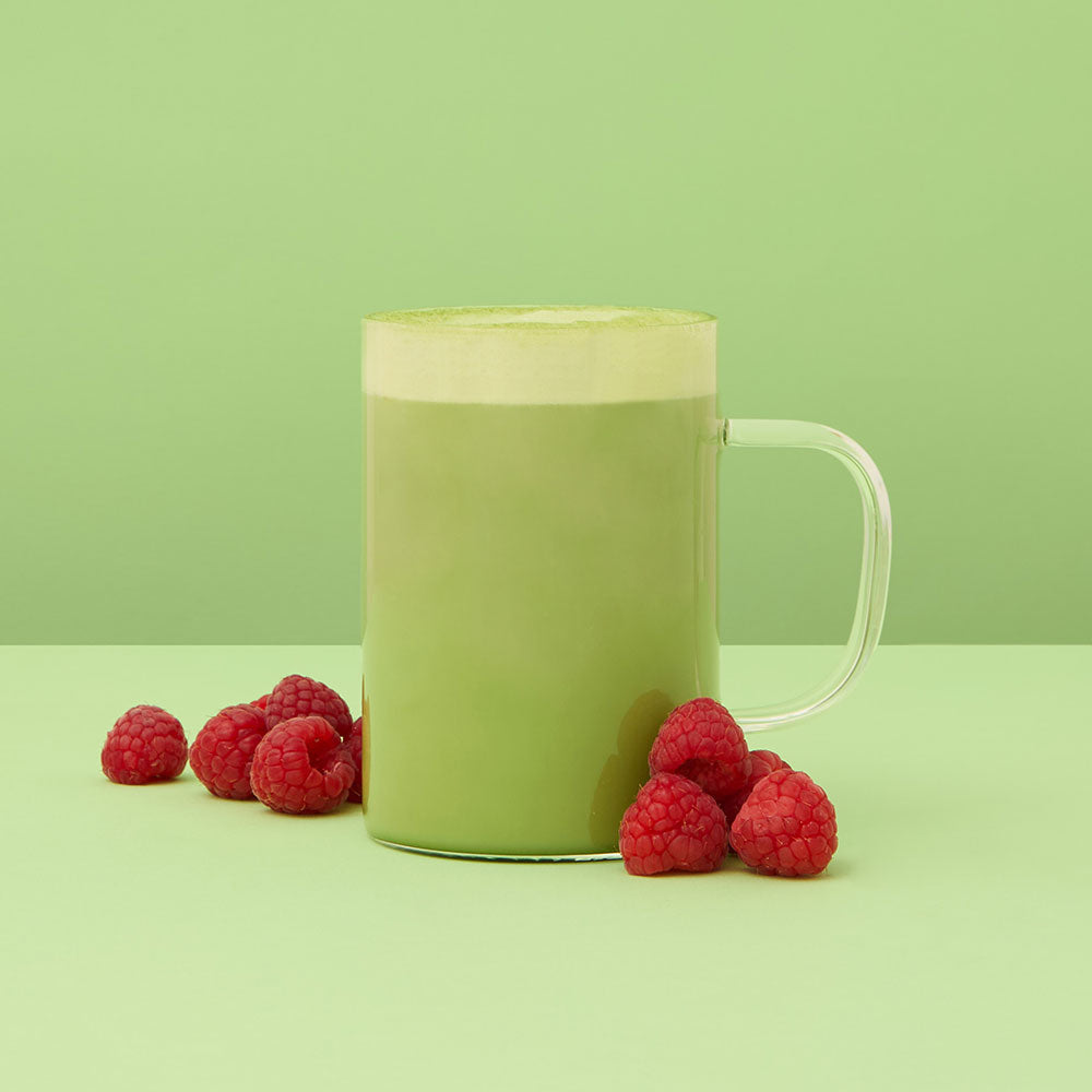 Raspberry Ripple Matcha Cake | Bird & Blend Tea Co.