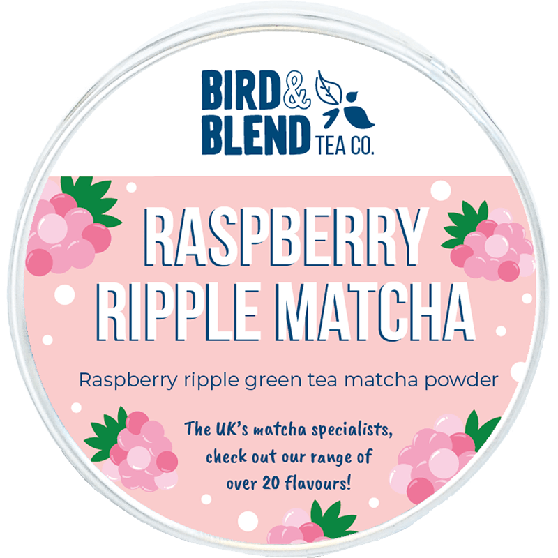raspberry ripple flavoured matcha