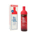 red cold brew tea bottle