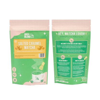 salted caramel matcha refill pouch