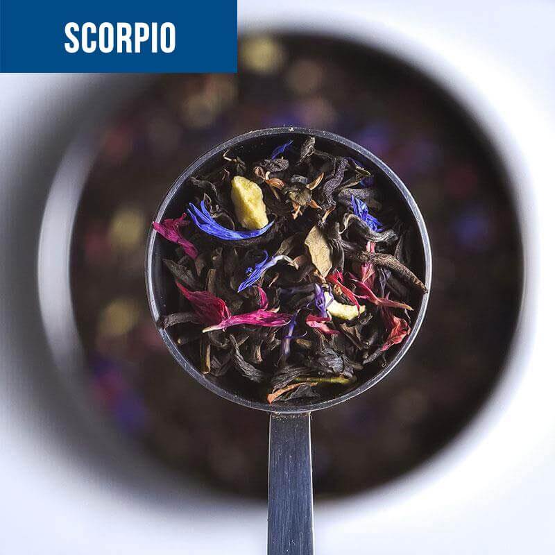 scorpio zodiac loose leaf tea