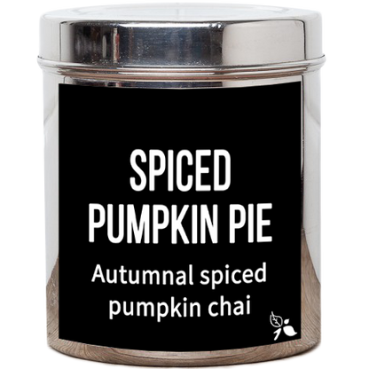 Spiced Pumpkin pie chai custom tea tin