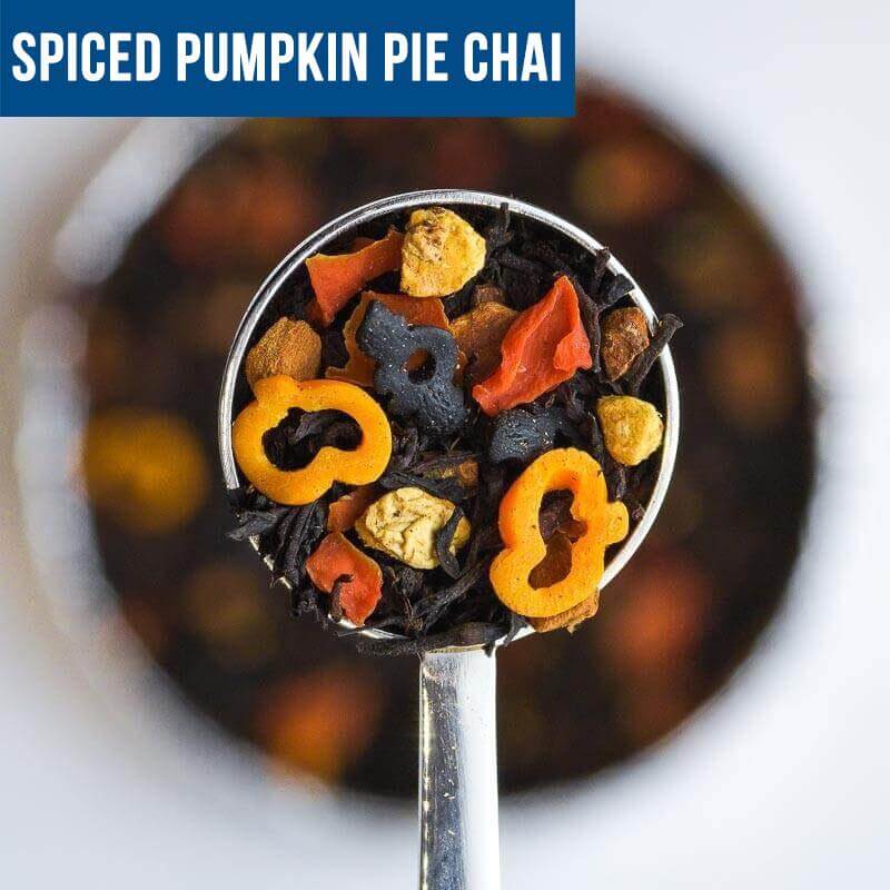 spiced pumpkin pie chai tea