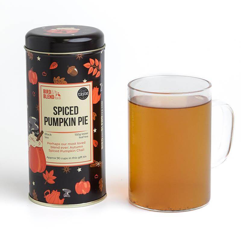 spiced pumpkin pie tea and mug