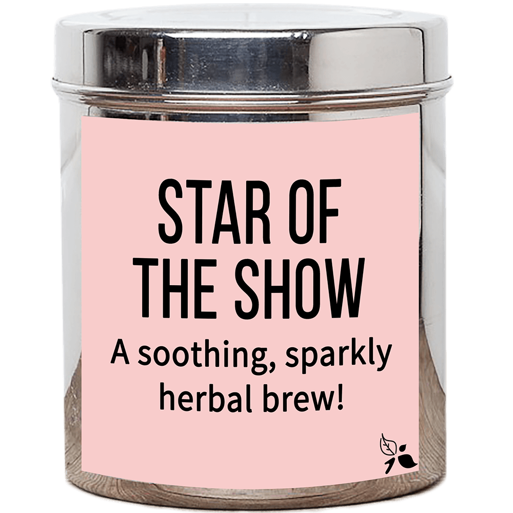 star of the show custom tea tin