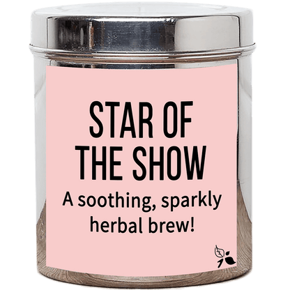 star of the show custom tea tin