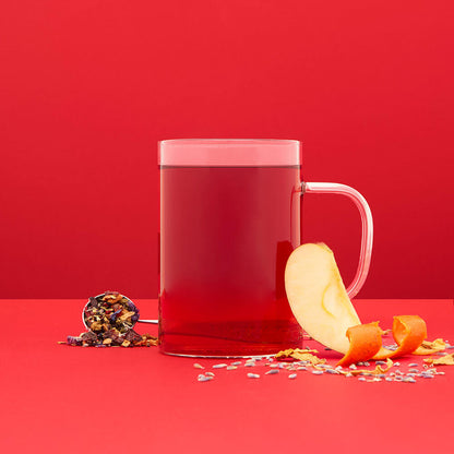 starry night hot tea &amp; loose leaf tea in spoon and flavour profile