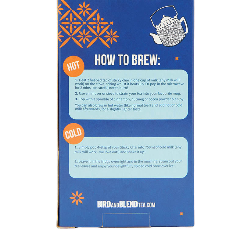 sticky chai trio instructions