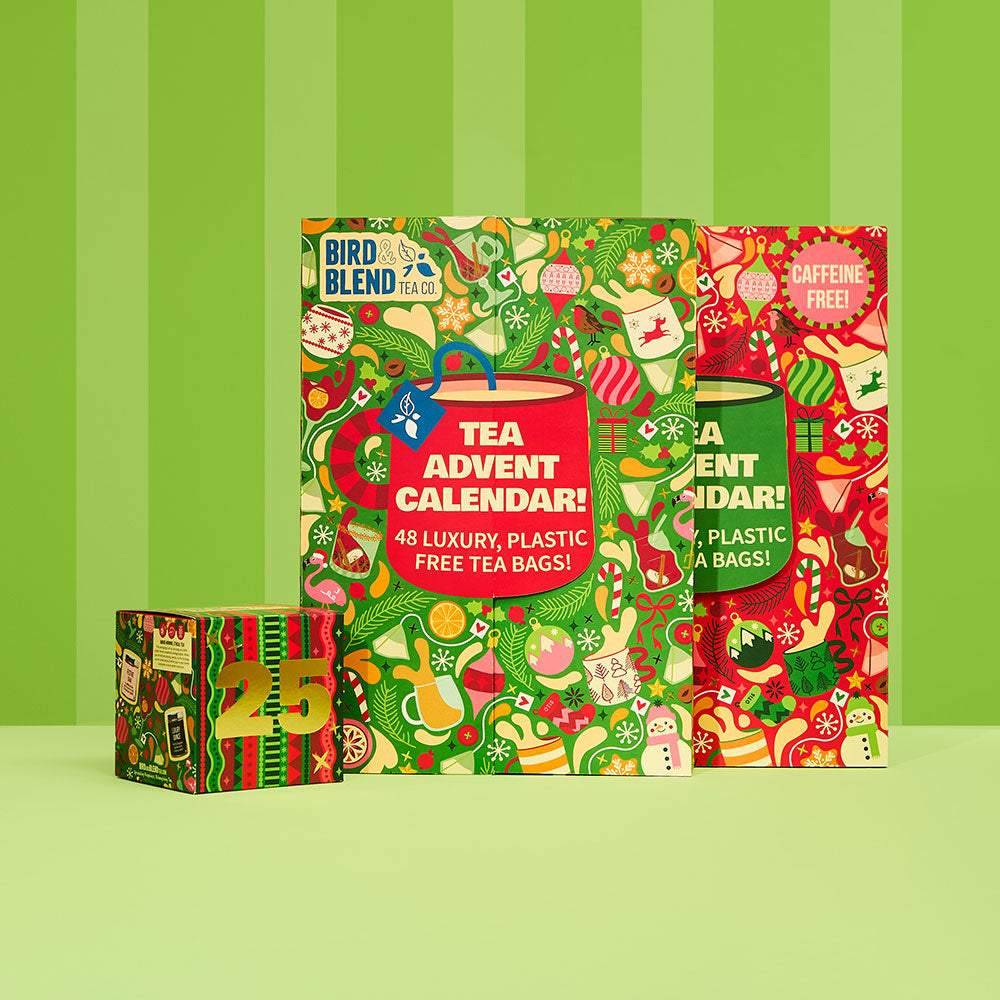 tea advent calendar caffeine free tea advent calendar &amp; day 25 cube
