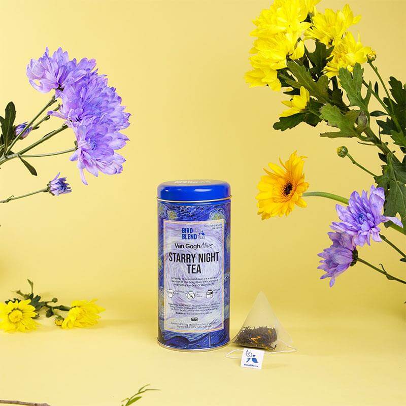 van gogh alive starry night herbal tea bags
