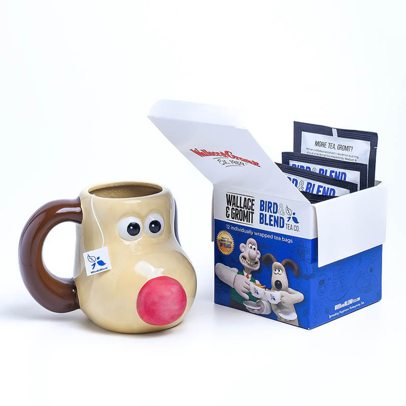 Wallace and Gromit mug and tea cube