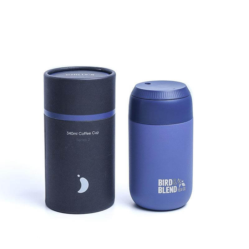 whale blue Chilly's Series 2 travel cup