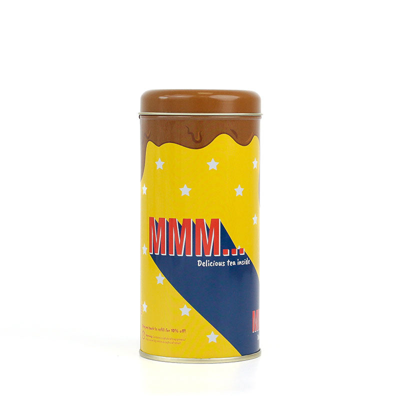 cream egg loose leaf tea caddy