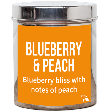 blueberry and peach loose leaf fruit tea