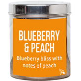 blueberry and peach loose leaf fruit tea