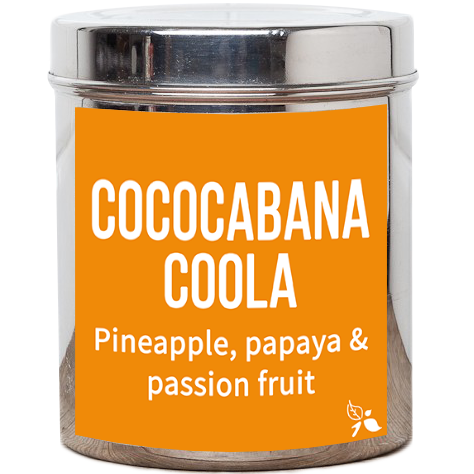 cococabana coola cold brew loose leaf tea tin