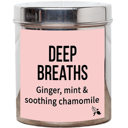deep breaths loose leaf herbal tea