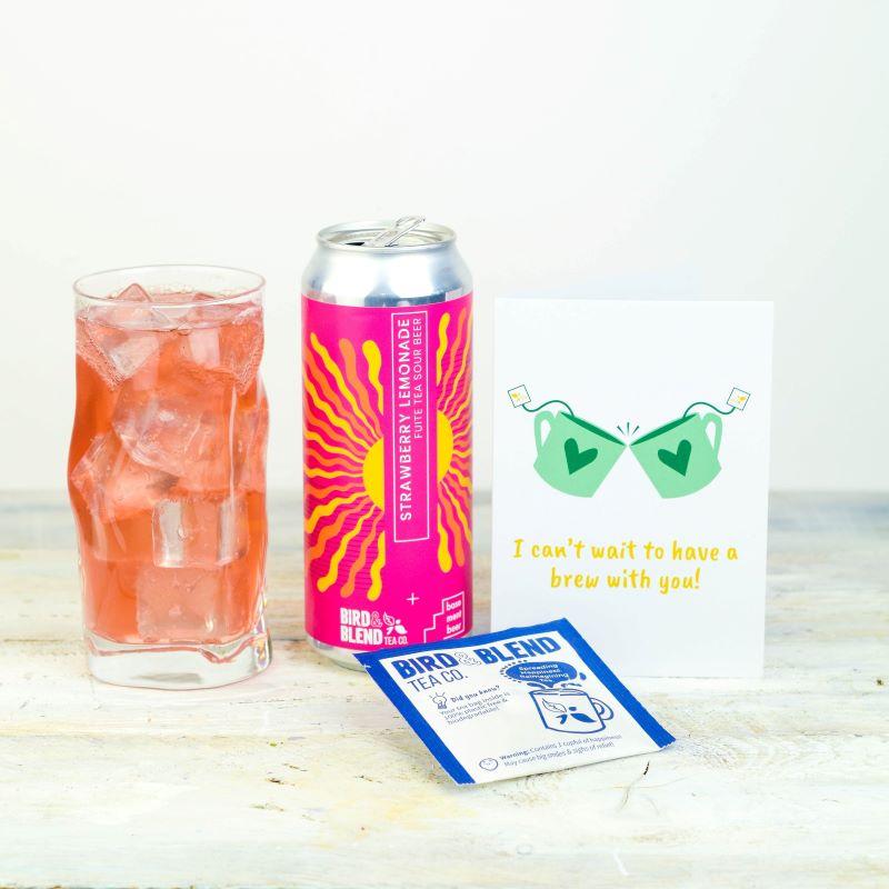 Strawberry Lemonade Sour Beer Bird & Blend Tea Co.