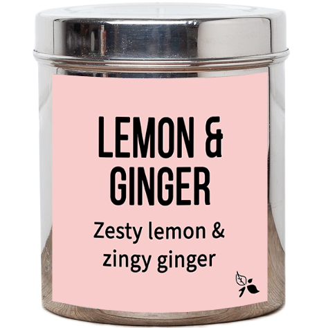 lemon and ginger loose leaf tea