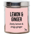 lemon and ginger herbal loose leaf tea