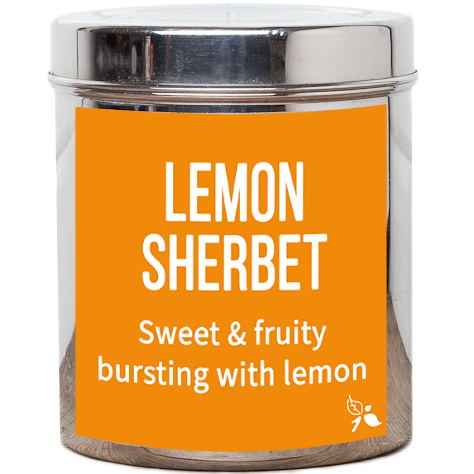 lemon sherbet sweet loose leaf fruit tea