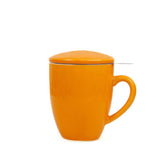 mandarin tea infuser mug with lid