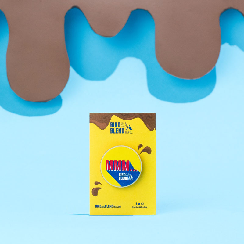 mmm limited edition easter pin badge