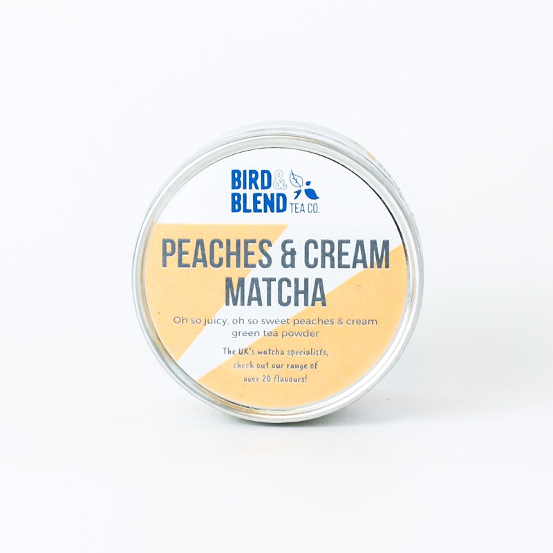Peaches &amp; Cream Matcha Tin