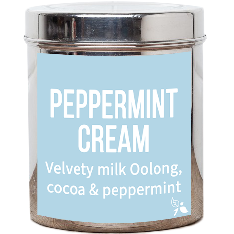 peppermint cream loose leaf oolong tea